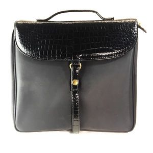 SOLD-ESTEE LAUDER Black Folding Makeup Travel Bag